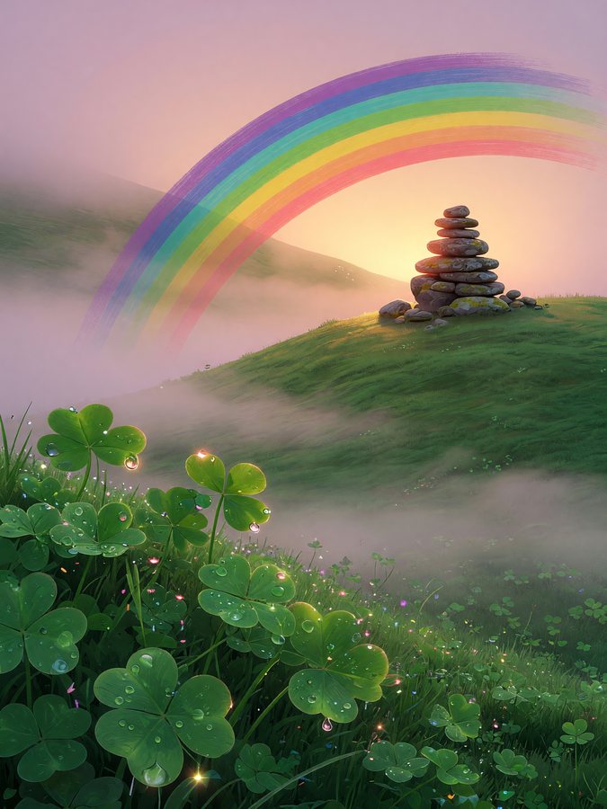 Leprechaun's Rainbow — Irish Luck Rainbow game art