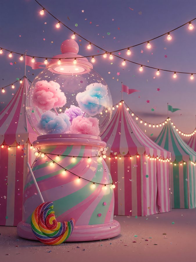 Candy Carnival Spin — Candy Carnival Confetti game art