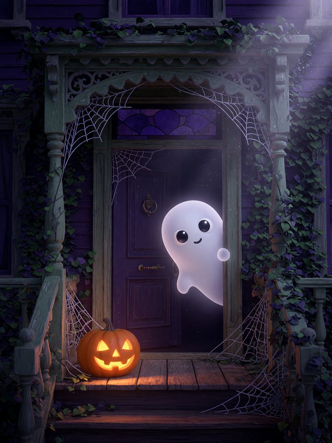 Friendly Haunted Manor — Haunted Mansion Ghosts game art