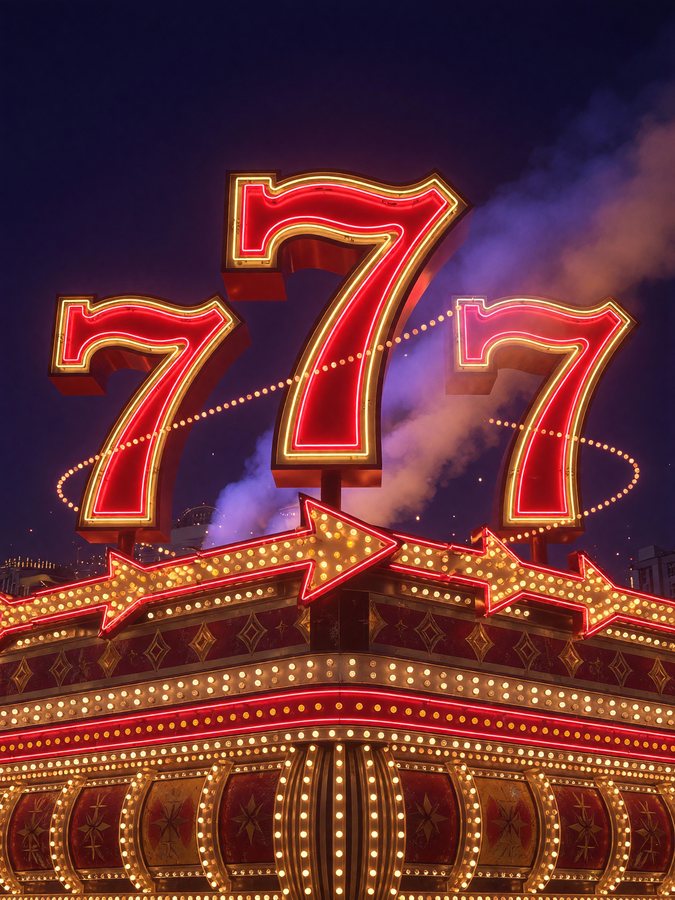 Vegas Lucky Sevens — Classic Vegas Sevens game art